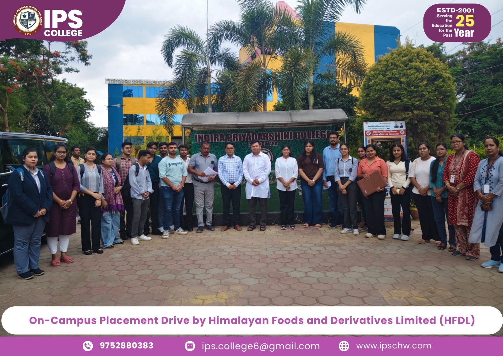 On-Campus Placement Drive by HFDL