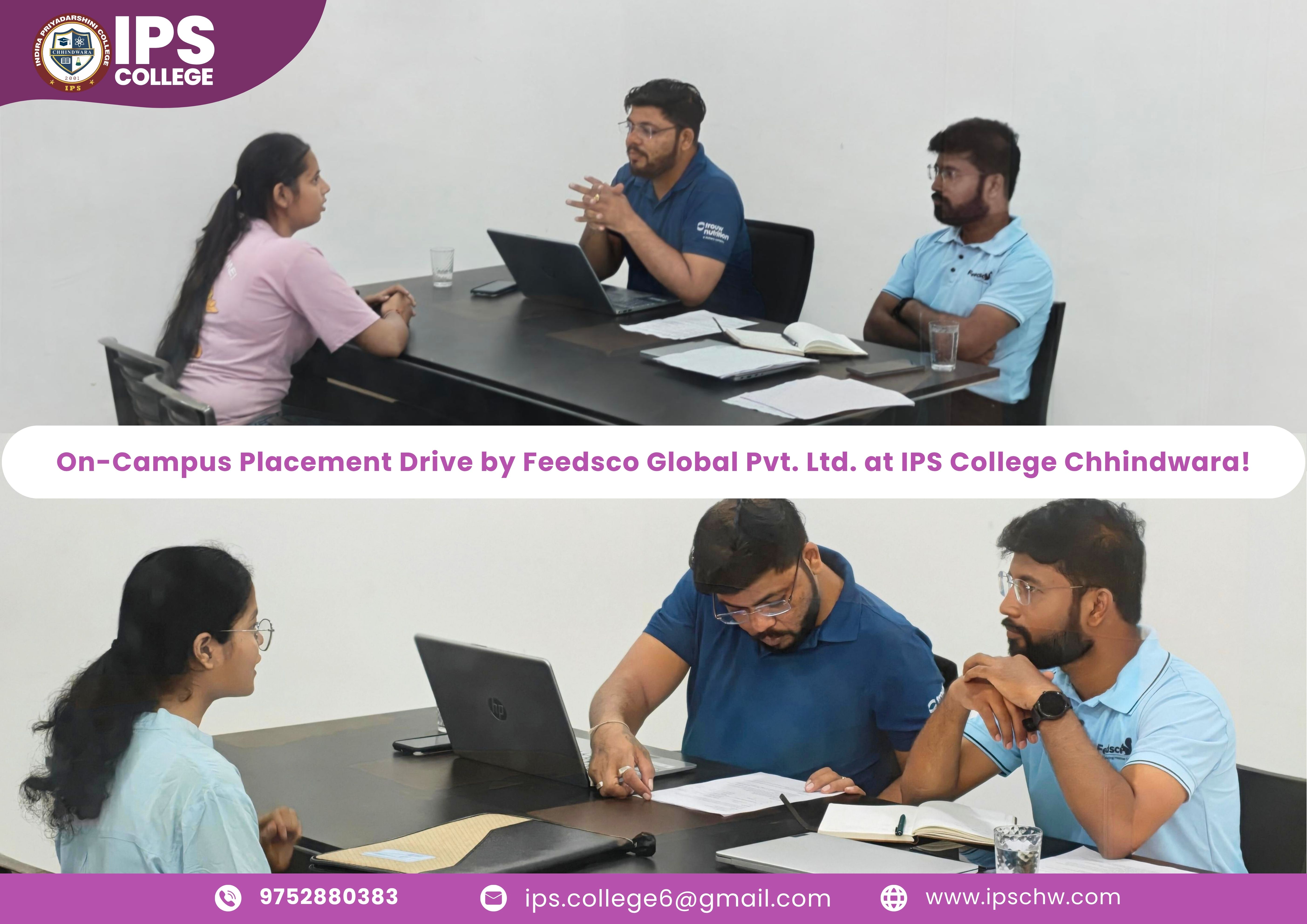 2-Day Mega Placement Drive IPS College Chhindwara successfully conducted a 2-Day Mega Placement Drive for students.